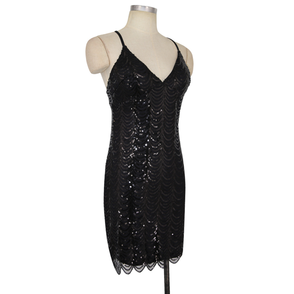 SZ60250-1 Sequin Cocktail Dress